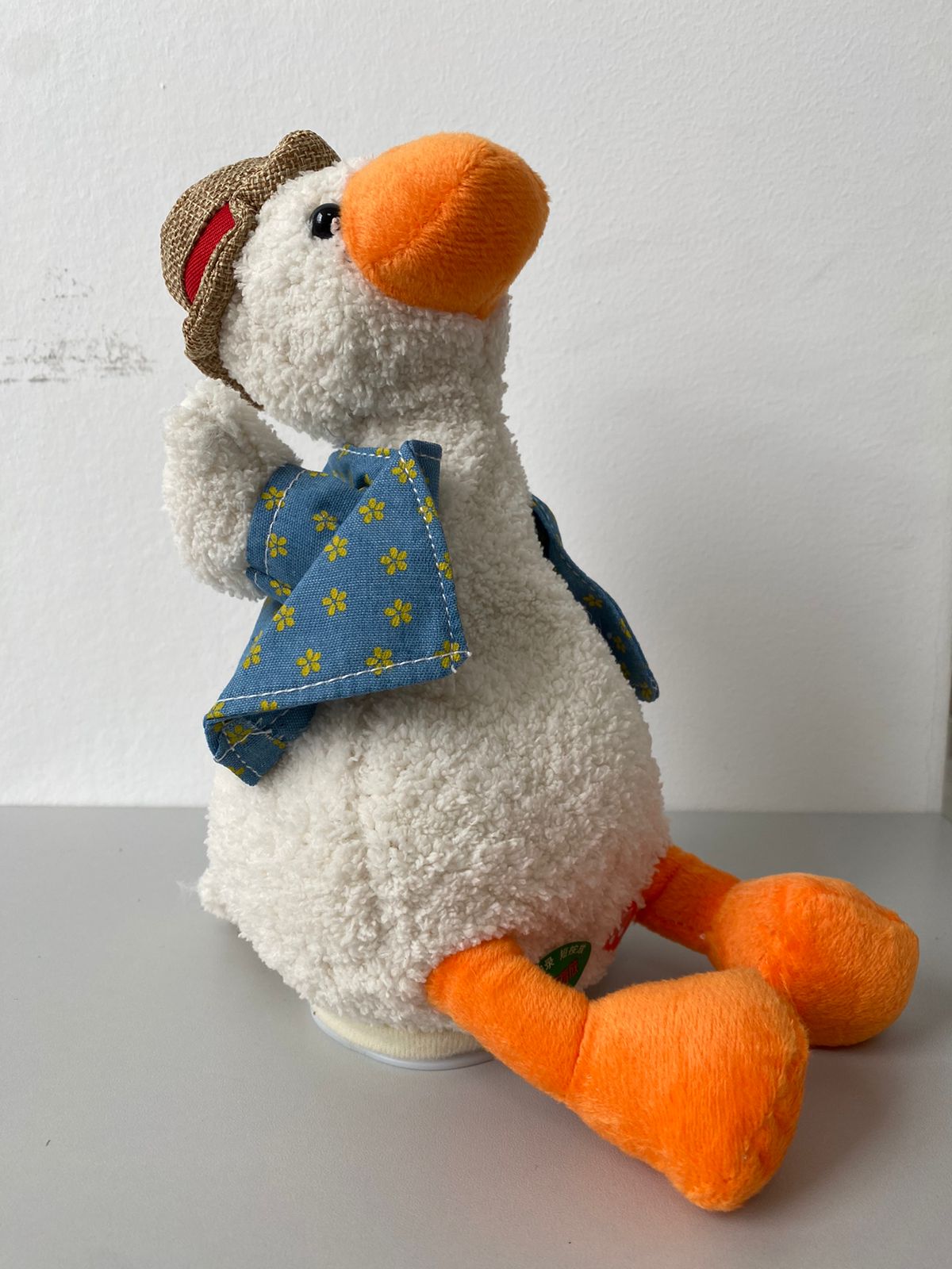 Pato peluche parlanchin